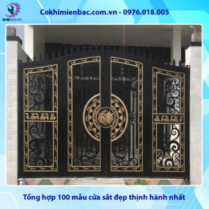 Tổng hợp 100 mẫu cửa sắt đẹp, độc đáo
