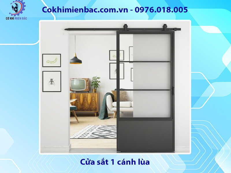 Báo giá mẫu cửa sắt 1 cánh đẹp, rẻ nhất năm 2024