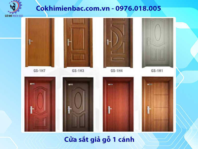 88+ mẫu cửa sắt giả gỗ tại đẹp, rẻ nhất thị trường Hà Nội