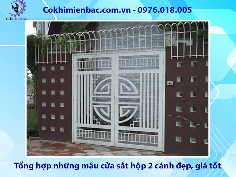 Tổng hợp những mẫu cửa sắt hộp 2 cánh đẹp, giá tốt 2024