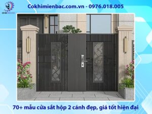 70+ mẫu cửa sắt hộp 2 cánh đẹp, giá tốt hiện đại năm 2025