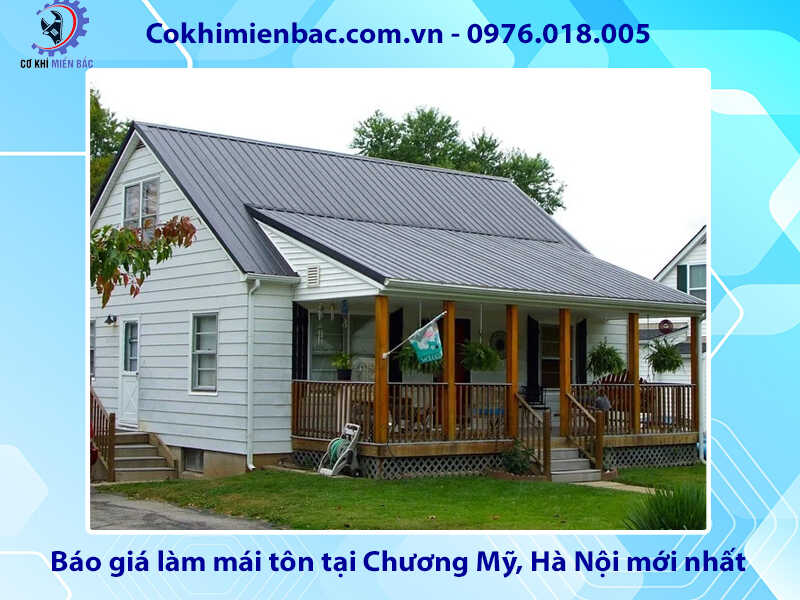 Báo giá làm mái tôn tại Chương Mỹ, Hà Nội mới nhất