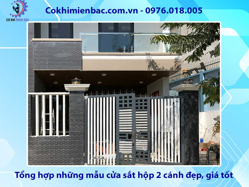 Tổng hợp những mẫu cửa sắt hộp 2 cánh đẹp, giá tốt 2024