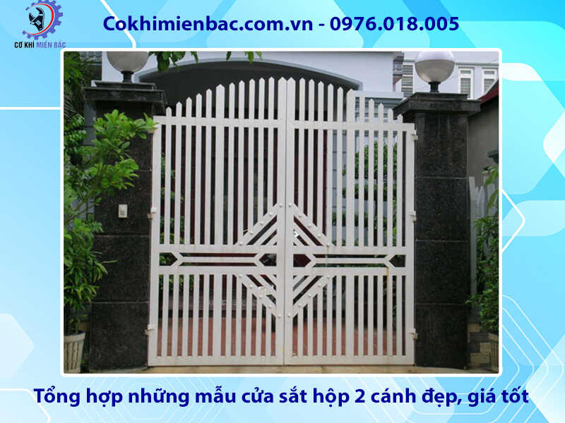 Tổng hợp những mẫu cửa sắt hộp 2 cánh đẹp, giá tốt 2024