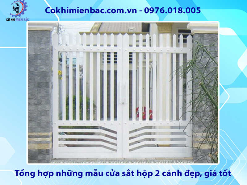 Tổng hợp những mẫu cửa sắt hộp 2 cánh đẹp, giá tốt 2024