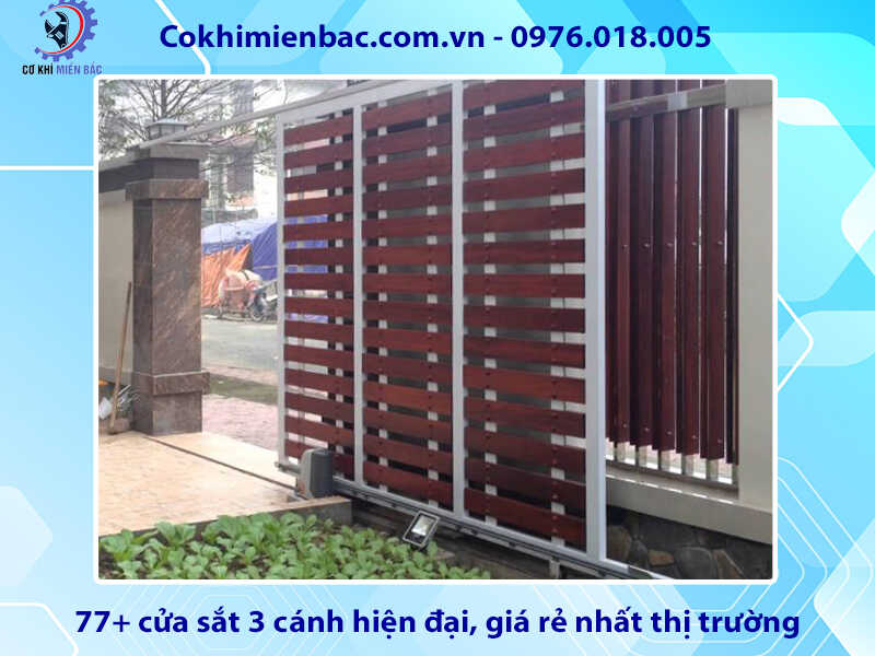 77+ cửa sắt 3 cánh hiện đại, giá rẻ nhất thị trường năm 2024