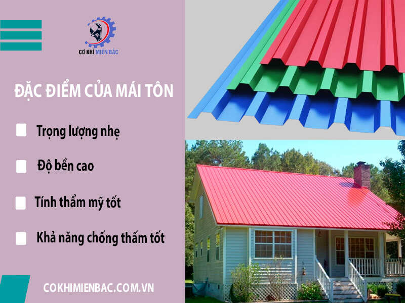 Mái tôn là gì? Đặc điểm, cấu tạo và tính ứng dụng