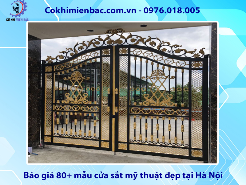 Báo giá 80+ mẫu cửa sắt mỹ thuật đẹp tại Hà Nội năm 2024