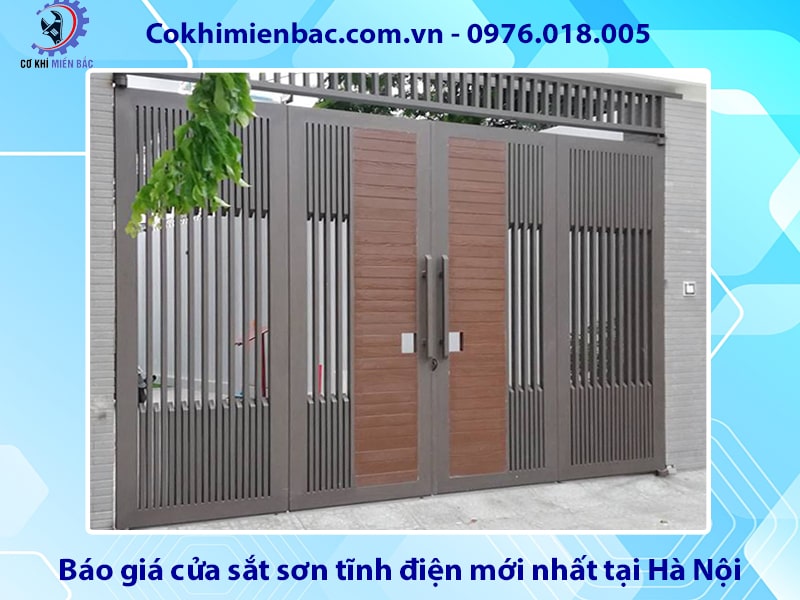 Báo giá cửa sắt sơn tĩnh điện mới nhất tại Hà Nội năm 2024