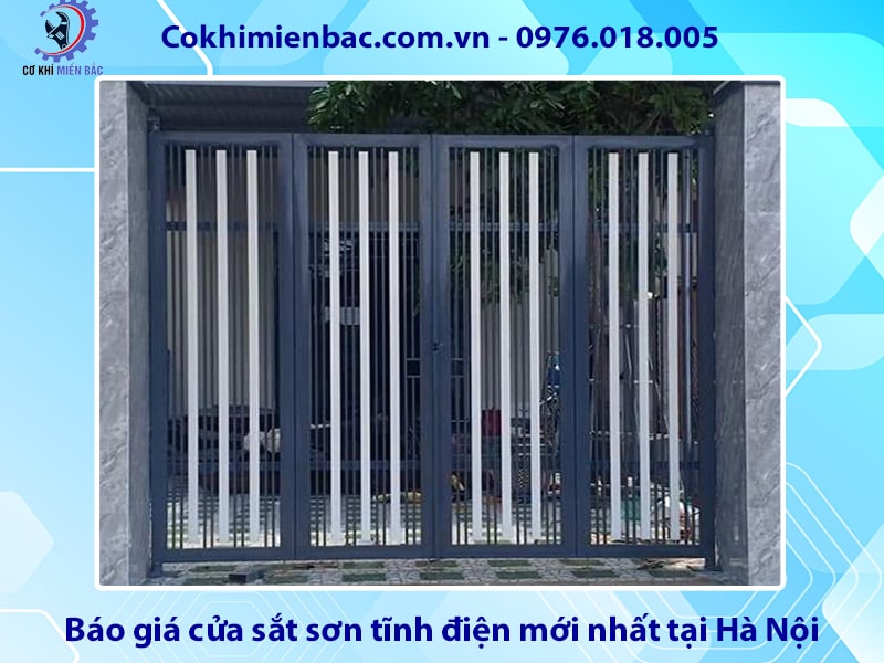 Báo giá cửa sắt sơn tĩnh điện mới nhất tại Hà Nội năm 2024