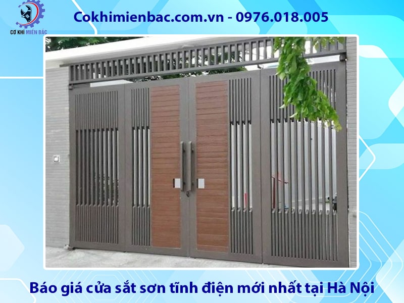 Báo giá cửa sắt sơn tĩnh điện mới nhất tại Hà Nội năm 2024