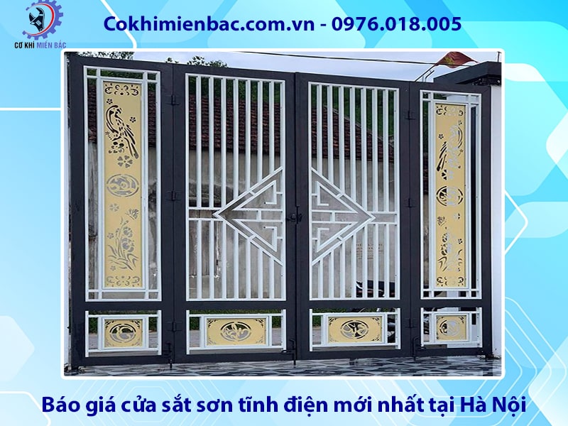 Báo giá cửa sắt sơn tĩnh điện mới nhất tại Hà Nội năm 2024