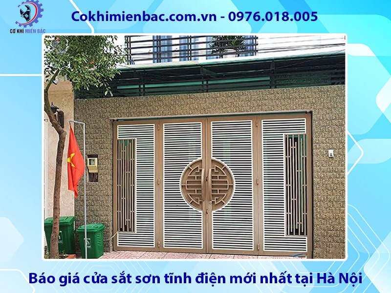 Báo giá cửa sắt sơn tĩnh điện mới nhất tại Hà Nội năm 2024