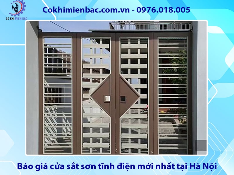 Báo giá cửa sắt sơn tĩnh điện mới nhất tại Hà Nội năm 2024