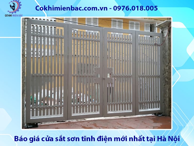 Báo giá cửa sắt sơn tĩnh điện mới nhất tại Hà Nội năm 2024