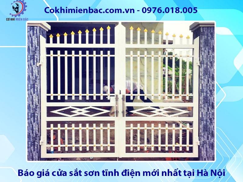 Báo giá cửa sắt sơn tĩnh điện mới nhất tại Hà Nội năm 2024