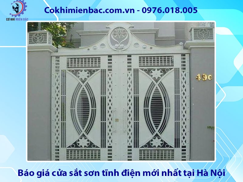 Báo giá cửa sắt sơn tĩnh điện mới nhất tại Hà Nội năm 2024