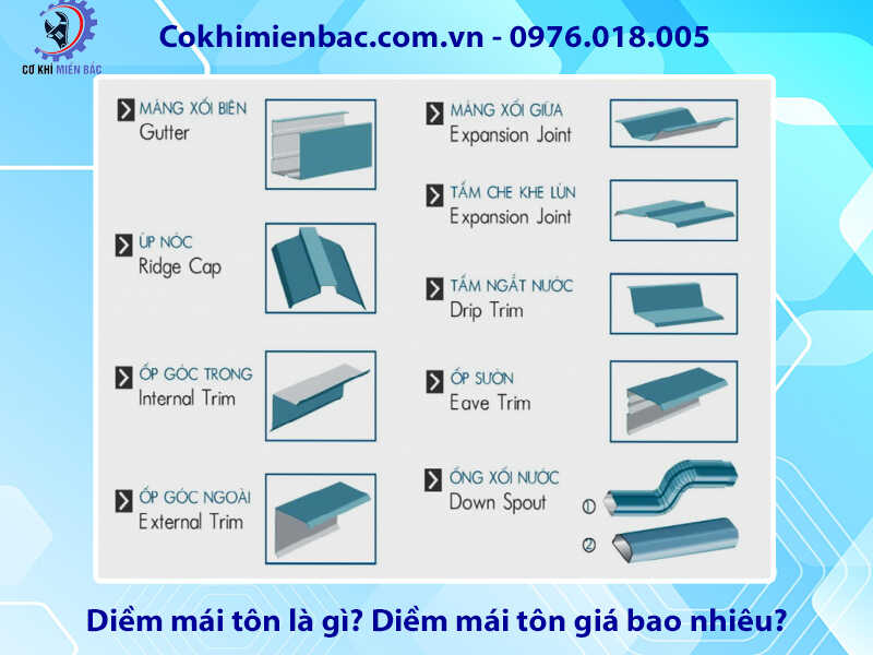 Diềm mái tôn là gì? Diềm mái tôn giá bao nhiêu?