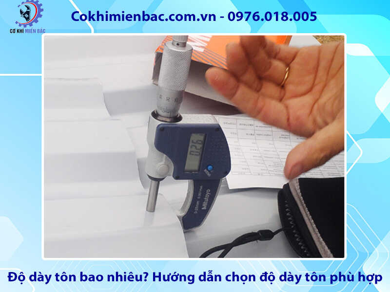 Độ dày tôn bao nhiêu? Hướng dẫn cách chọn độ dày tôn phù hợp