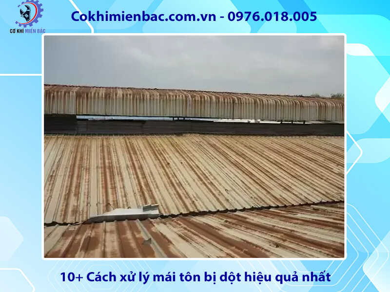 10+ Cách xử lý mái tôn bị dột hiệu quả nhất