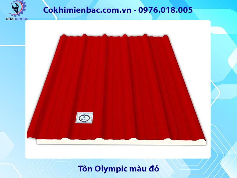 Tôn Olympic màu đỏ