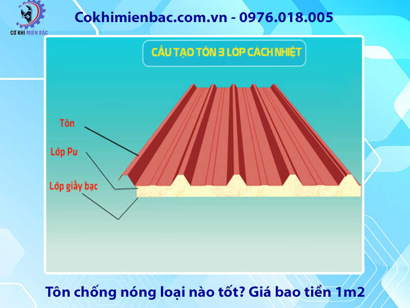 Tôn chống nóng loại nào tốt? Giá bao tiền 1m2