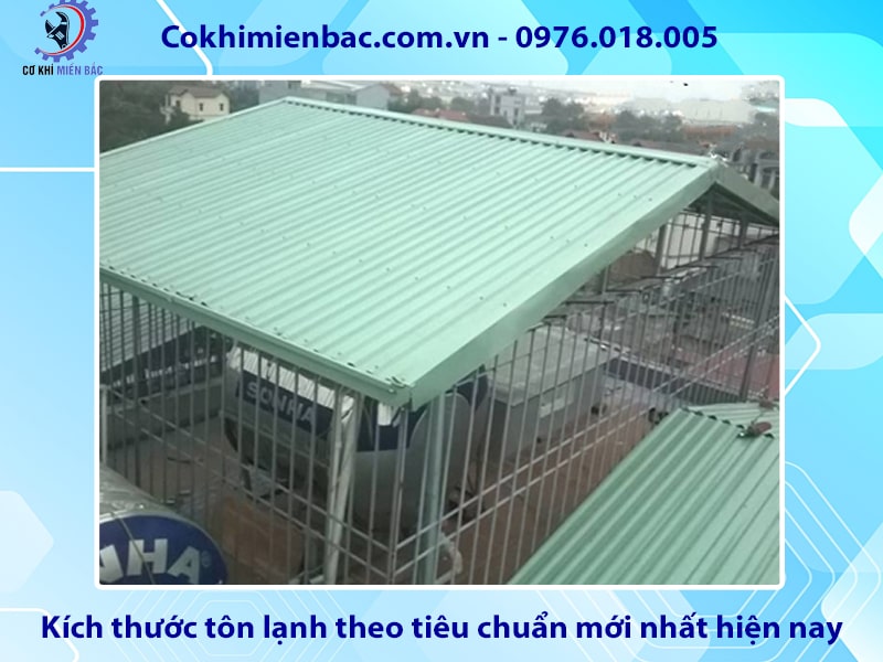 Kích thước tôn lạnh theo tiêu chuẩn mới nhất hiện nay 2024