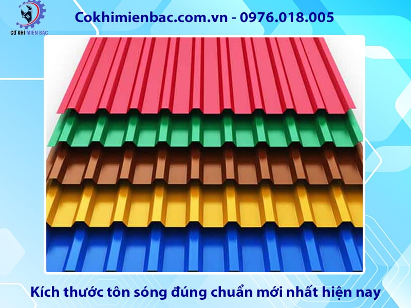 Kích thước tôn sóng đúng chuẩn mới nhất hiện nay