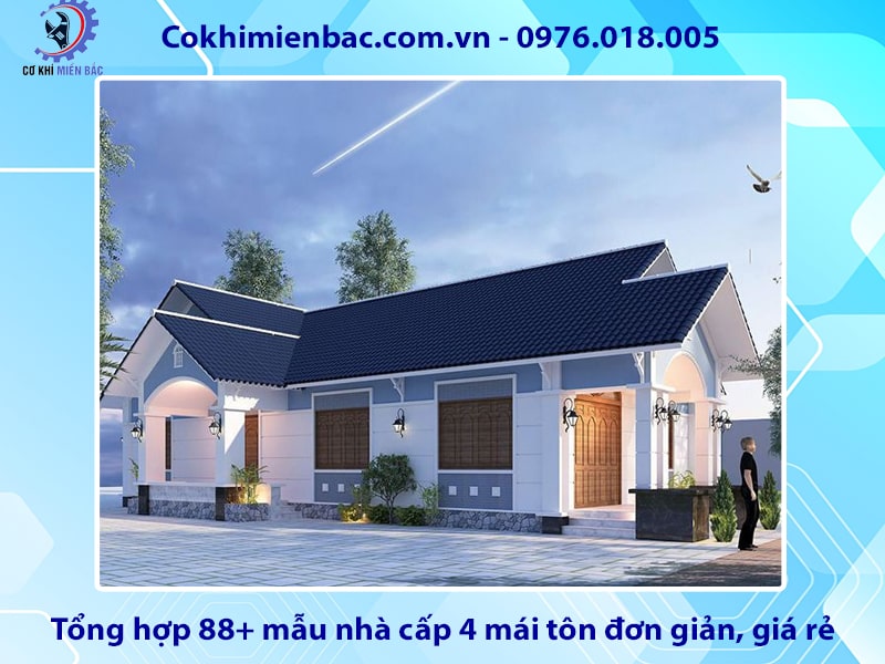 Tổng hợp 88+ mẫu nhà cấp 4 mái tôn đơn giản, giá rẻ