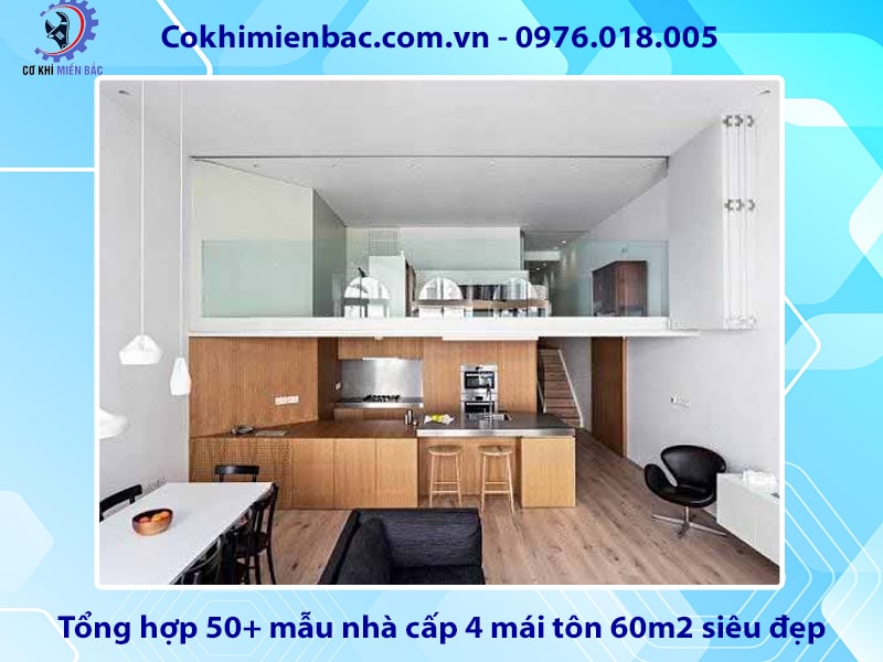 Tổng hợp 50+ mẫu nhà cấp 4 mái tôn 60m2 siêu đẹp, tiện nghi