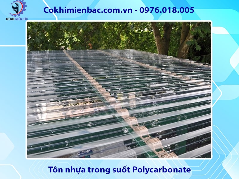 Tôn nhựa trong suốt Polycarbonate