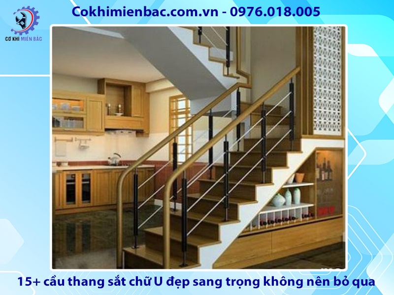 15+ mẫu cầu thang sắt chữ U đẹp sang trọng không nên bỏ qua 