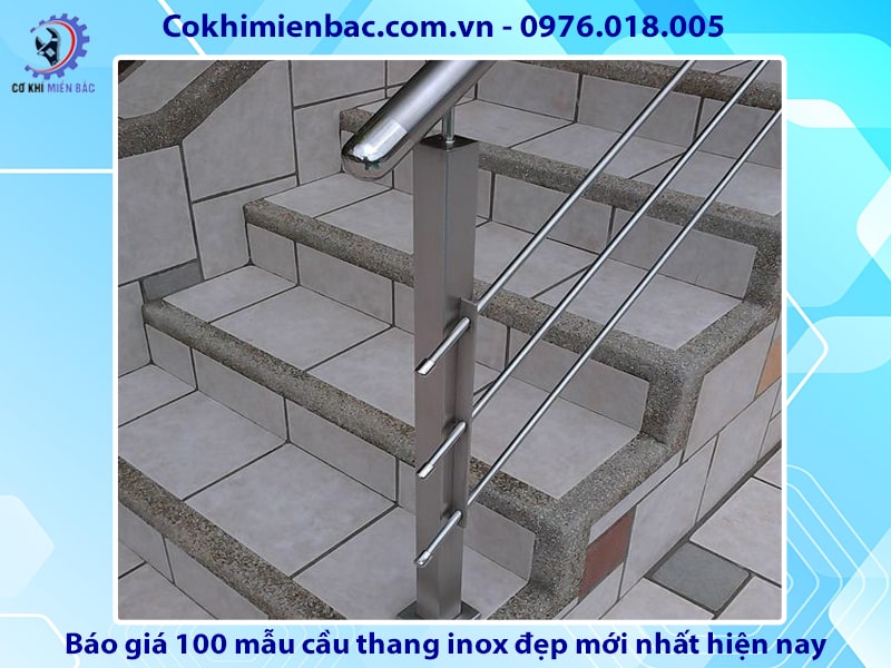 Báo giá 100 mẫu cầu thang inox đẹp mới nhất năm 2024