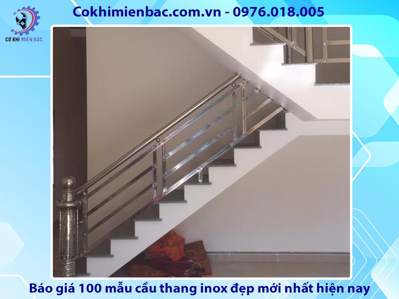 Báo giá 100 mẫu cầu thang inox đẹp mới nhất năm 2024