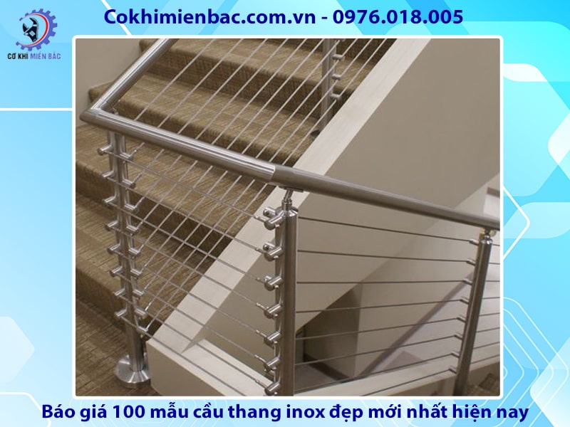 Báo giá 100 mẫu cầu thang inox đẹp mới nhất năm 2024