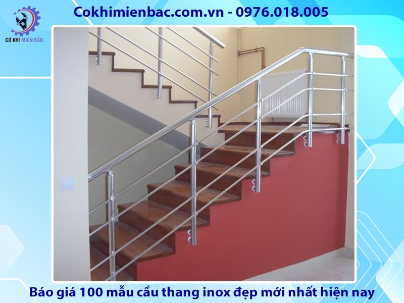 Báo giá 100 mẫu cầu thang inox đẹp mới nhất năm 2024