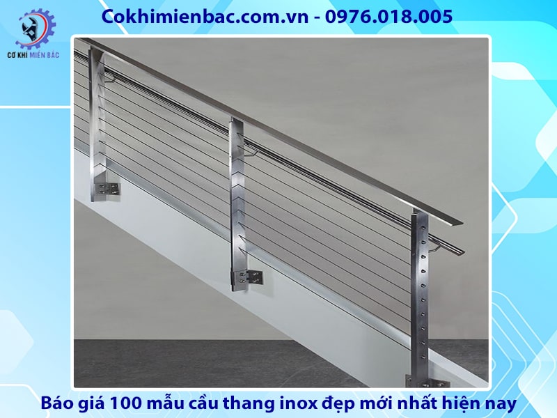 Báo giá 100 mẫu cầu thang inox đẹp mới nhất năm 2024