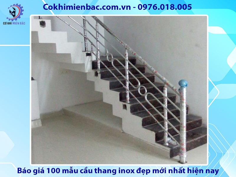 Báo giá 100 mẫu cầu thang inox đẹp mới nhất năm 2024