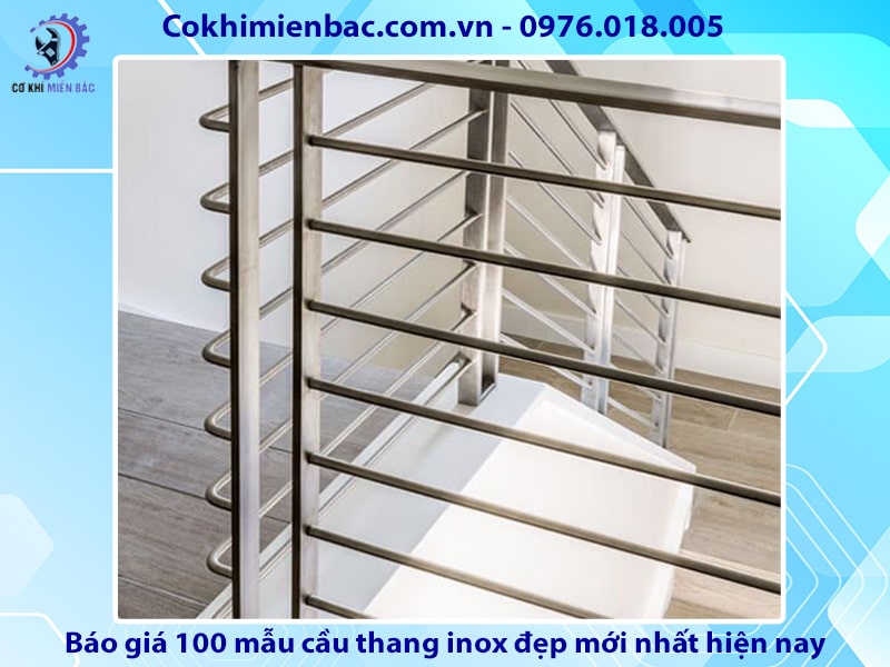 Báo giá 100 mẫu cầu thang inox đẹp mới nhất năm 2024