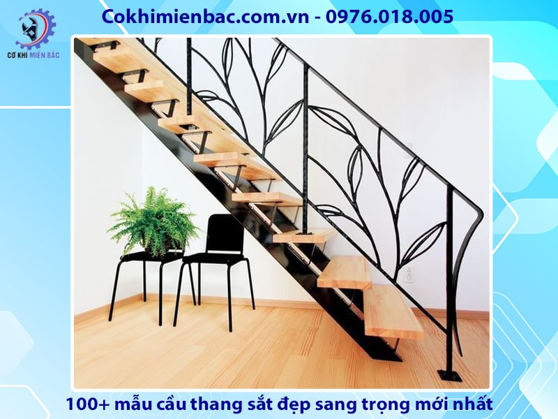 100+ mẫu cầu thang sắt đẹp sang trọng mới nhất năm 2024