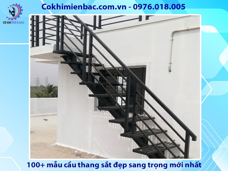 100+ mẫu cầu thang sắt đẹp sang trọng mới nhất năm 2024