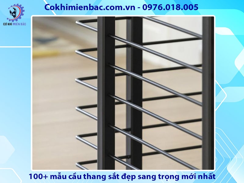 100+ mẫu cầu thang sắt đẹp sang trọng mới nhất năm 2024