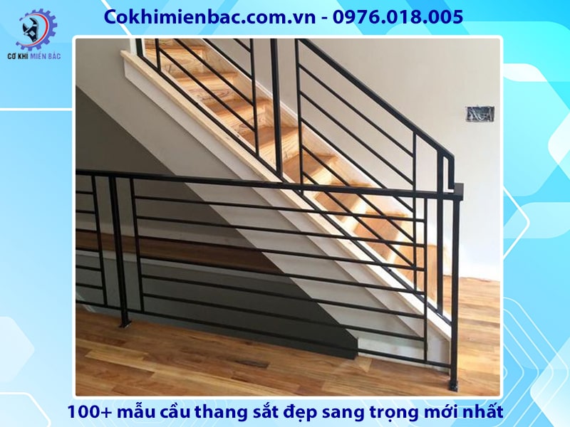 100+ mẫu cầu thang sắt đẹp sang trọng mới nhất năm 2024