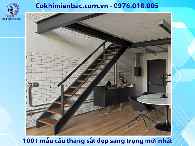 100+ mẫu cầu thang sắt đẹp sang trọng mới nhất năm 2024