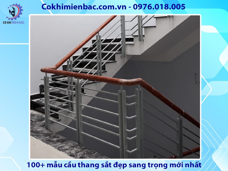 100+ mẫu cầu thang sắt đẹp sang trọng mới nhất năm 2024