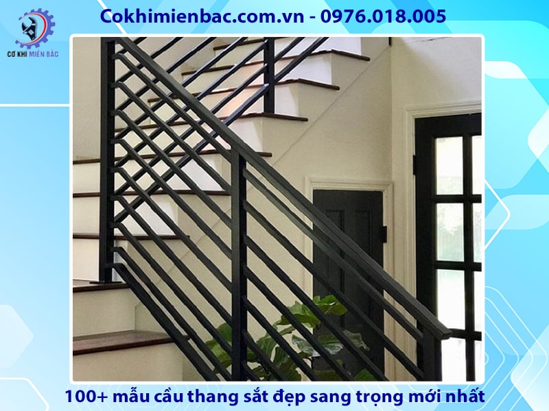 100+ mẫu cầu thang sắt đẹp sang trọng mới nhất năm 2024