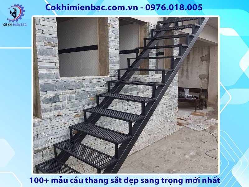 100+ mẫu cầu thang sắt đẹp sang trọng mới nhất năm 2024