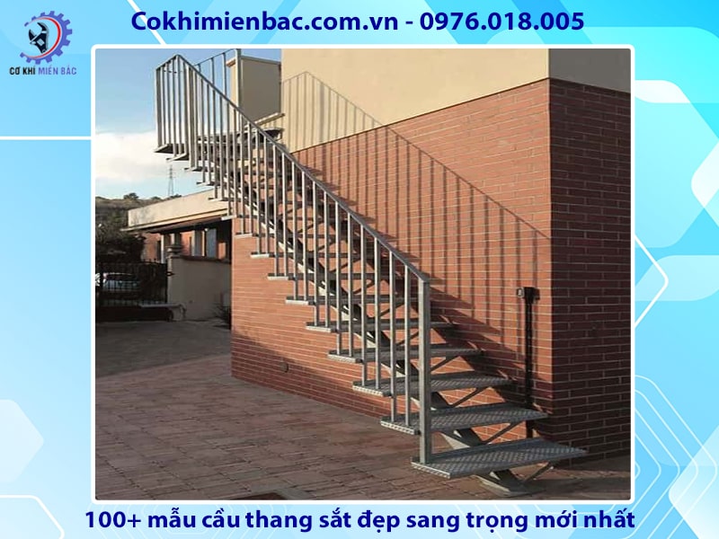 100+ mẫu cầu thang sắt đẹp sang trọng mới nhất năm 2024