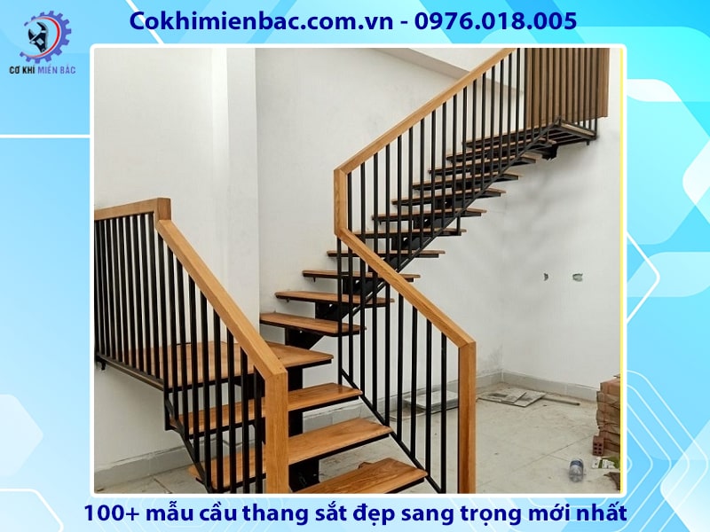 100+ mẫu cầu thang sắt đẹp sang trọng mới nhất năm 2024