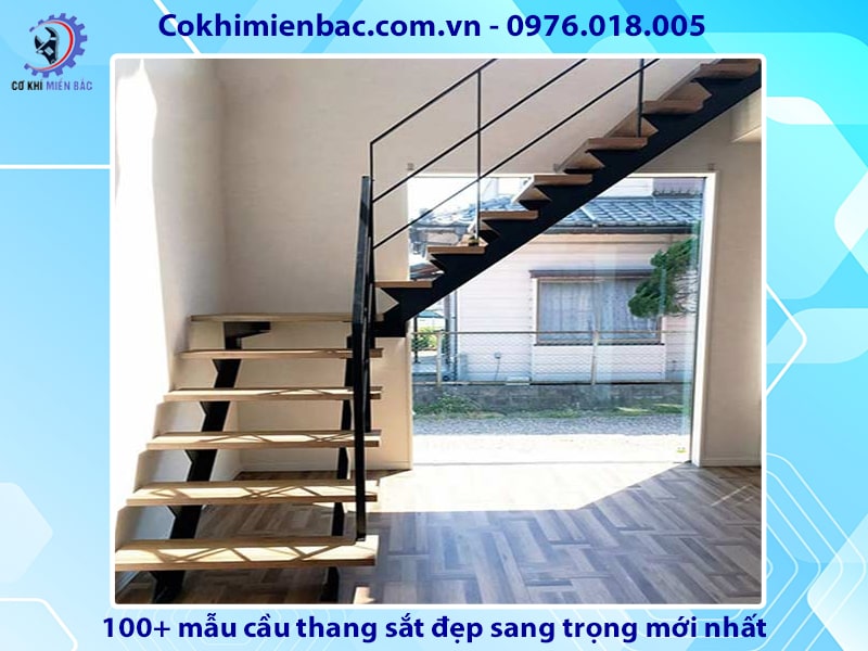 100+ mẫu cầu thang sắt đẹp sang trọng mới nhất năm 2024